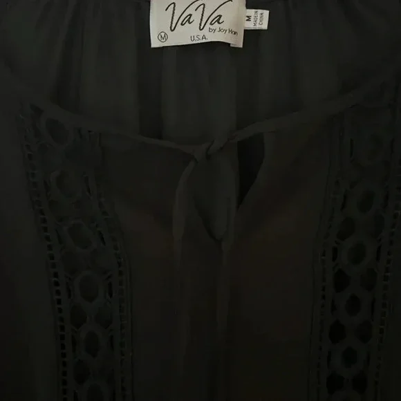 VAVA by Joy Han GABI Open/Cold Shoulder Dress Med with embroidered elephants - Picture 5 of 9